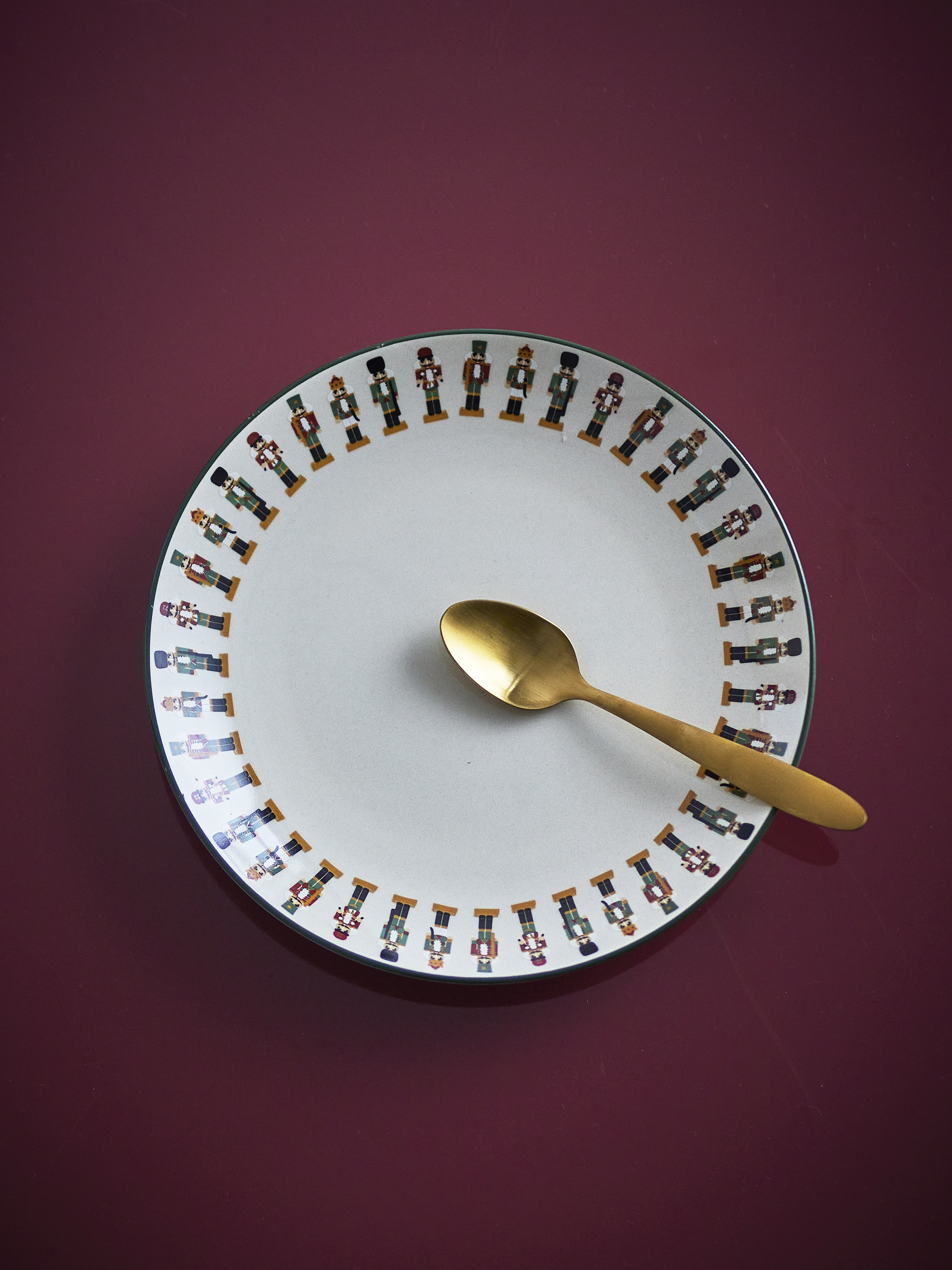 Assiette Jolly en grès - Coloris multicolore