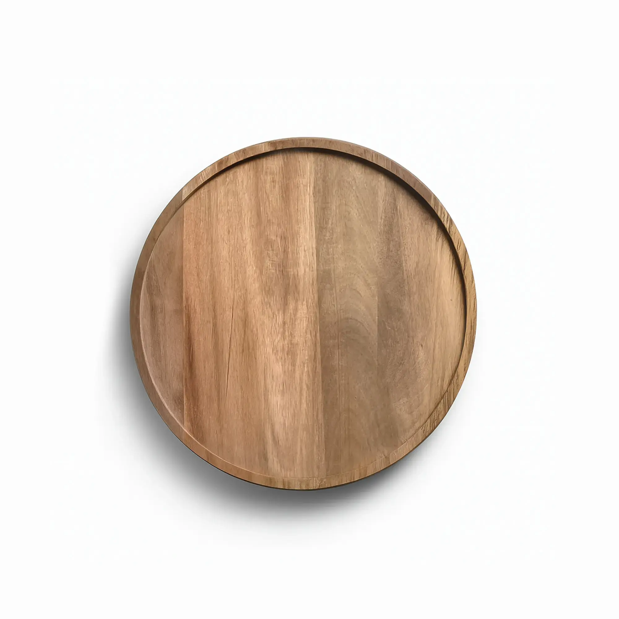 מגש עץ עגול