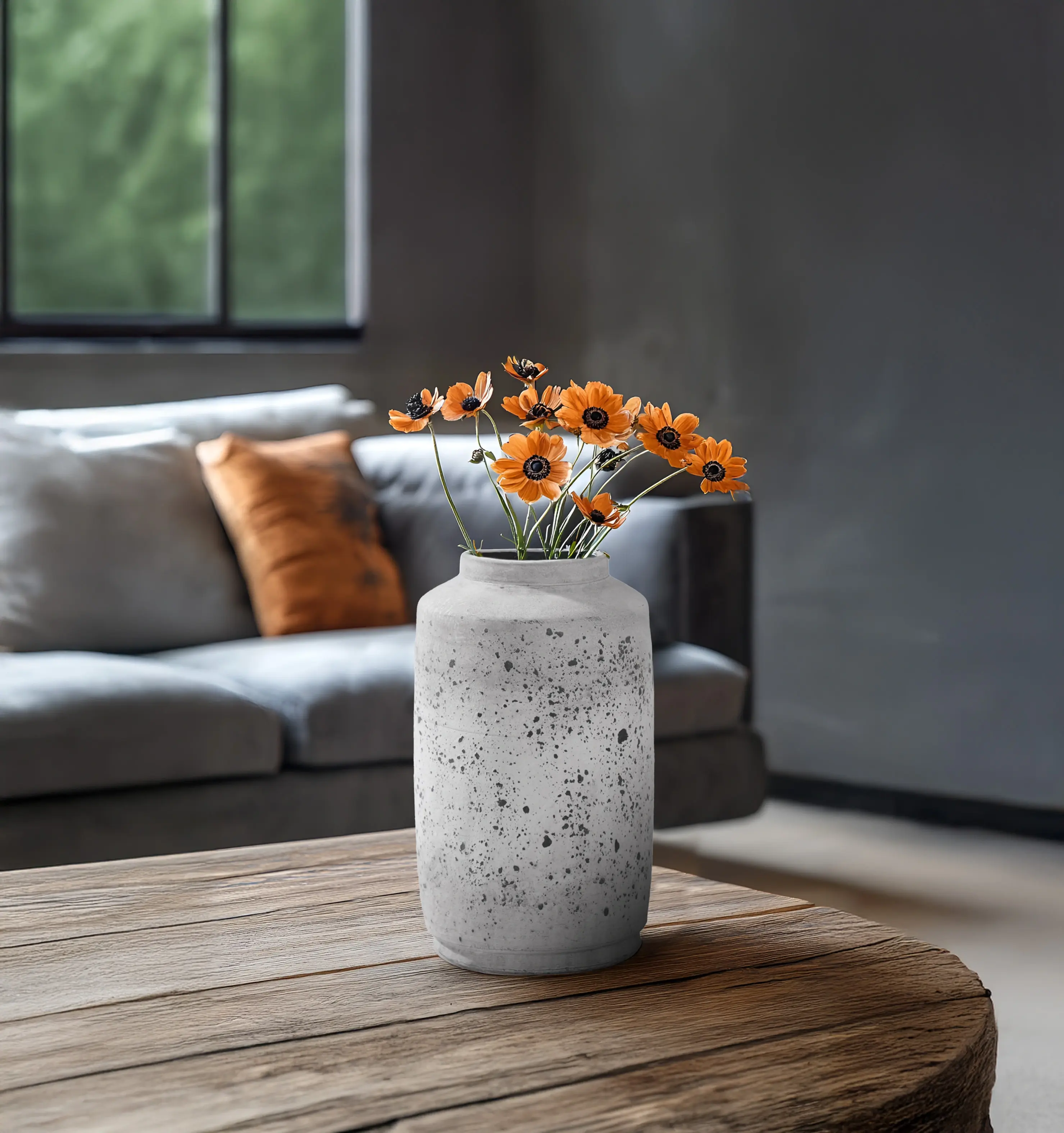 אגרטל טרקוטה ארוך