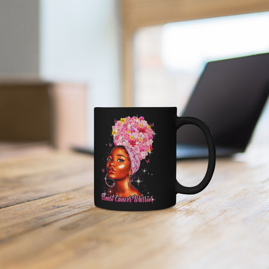 I AM A WARRIOR - Black Mug