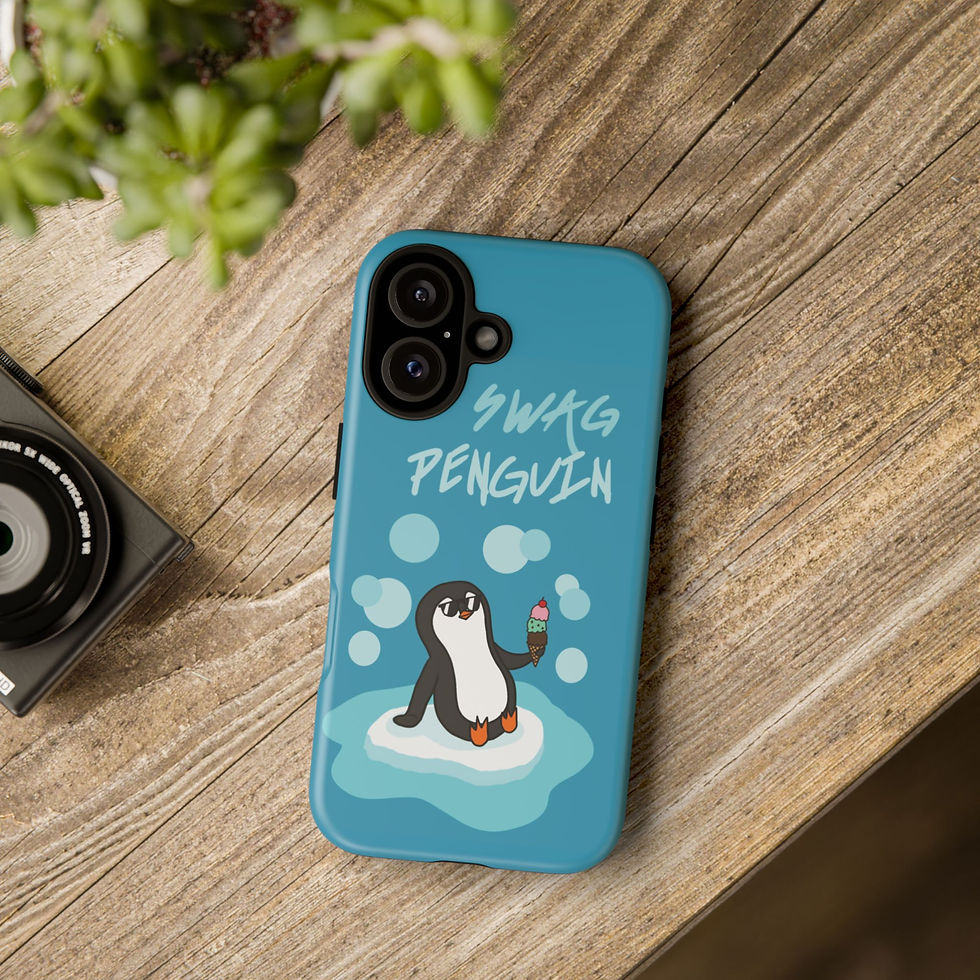 Thumbnail: Swag penguin phone case