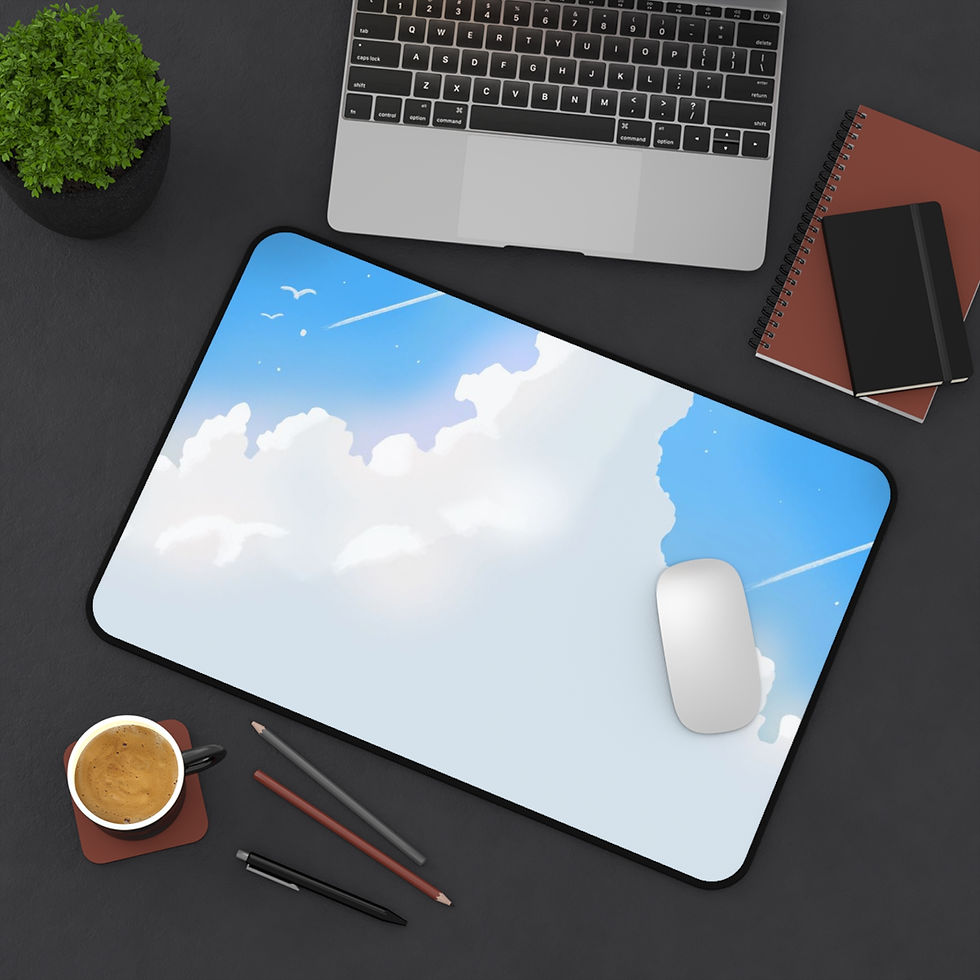 Thumbnail: Aesthetic Cloud Desk Mat
