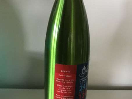 Music in a Green Thermo Flask.