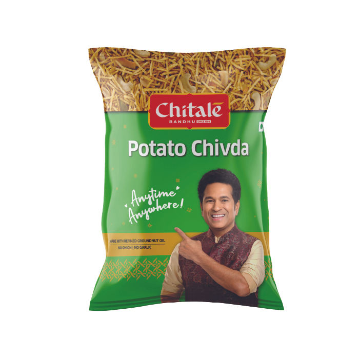 Potato Chivda 200g Box Packaging - Chitale Bandhu UK