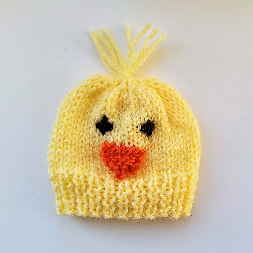Knitted Easter Chick