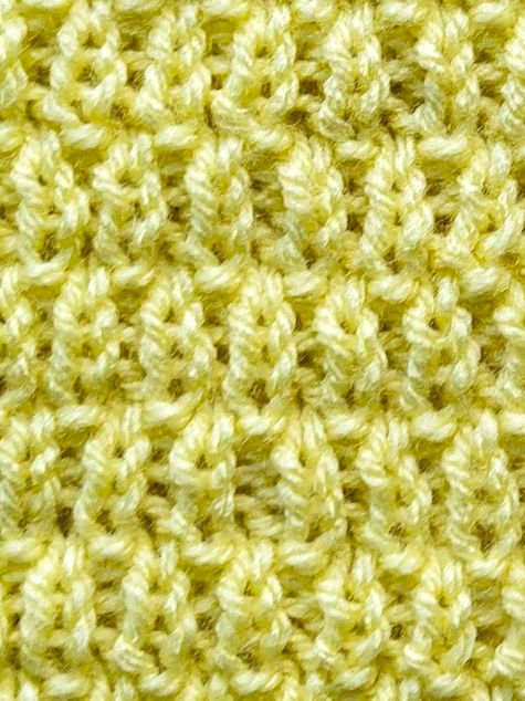 Raindrops Knitted Baby Blanket