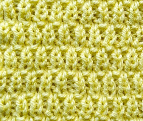 Raindrops Knitted Baby Blanket