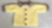Garter Stitch Babbity Baby Jacket with a Collar