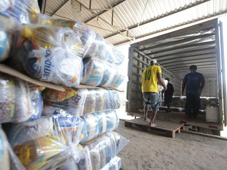 Secretaria distribui 1,8 mil cestas básicas em aldeias indígenas do Ceará