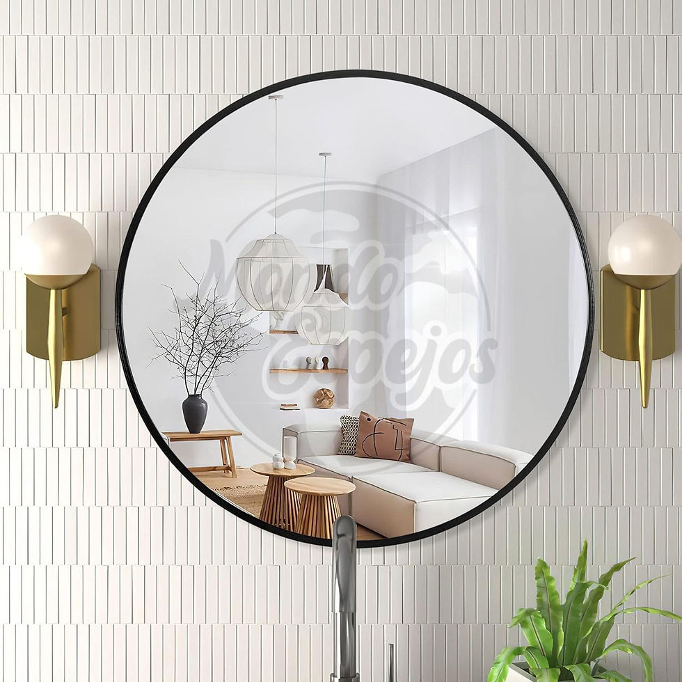 Miniatura: Espejo 60cm marco aluminio cepillado