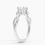 Thumbnail: 18K White Gold Budding Willow Engagement Ring