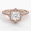 Thumbnail: 18K Rose Gold Reina Diamond Engagement Ring