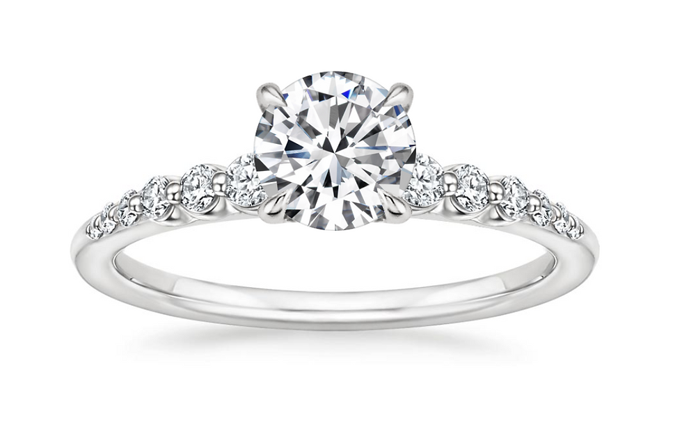 18K White Gold Addison Diamond Ring