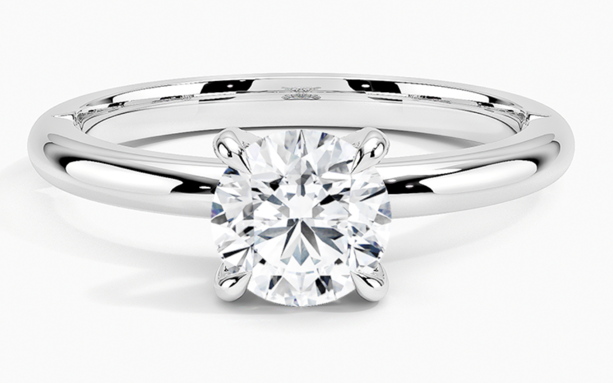 18K White Gold Heritage Diamond Engagement Ring