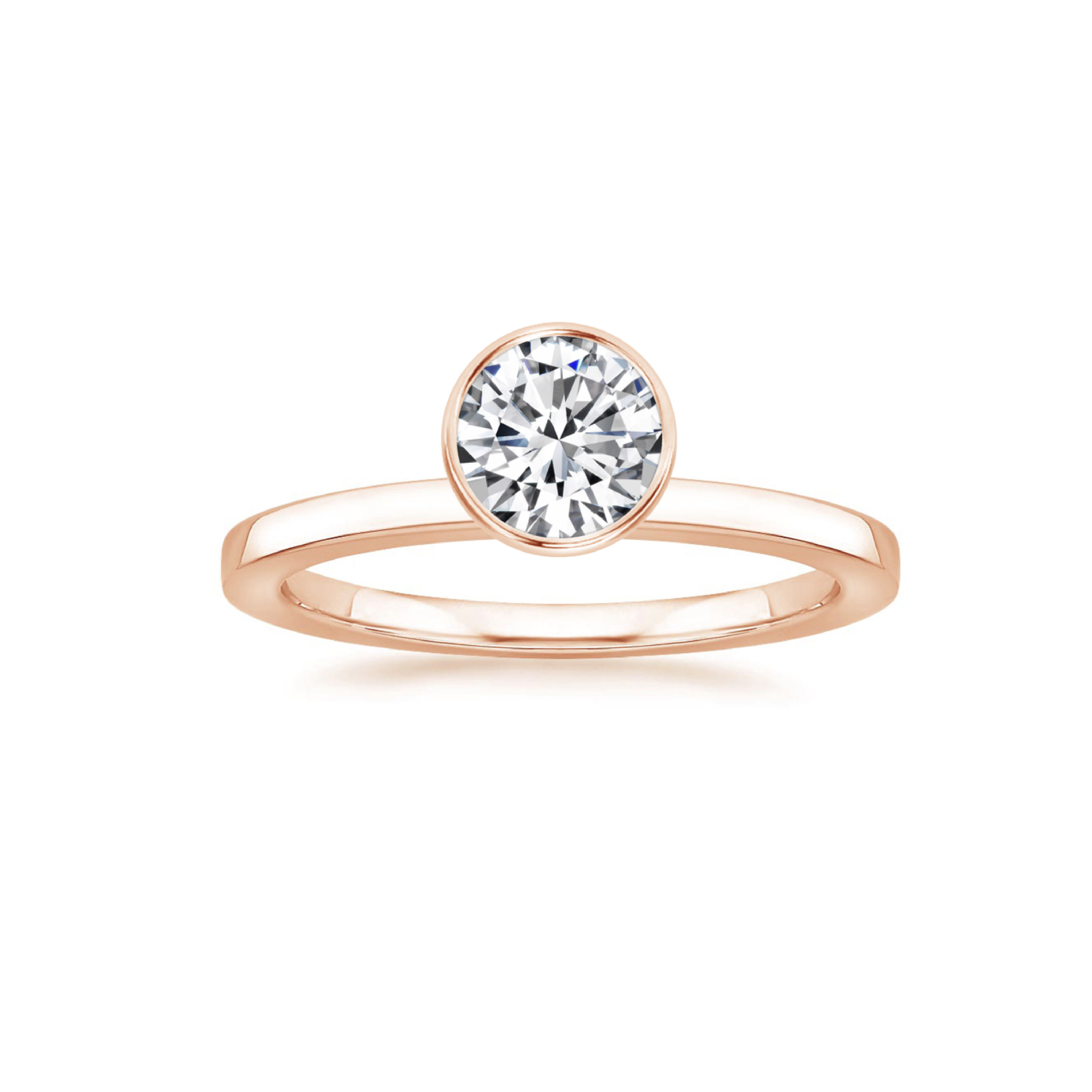14k Rose Gold Cielo Engagement Ring