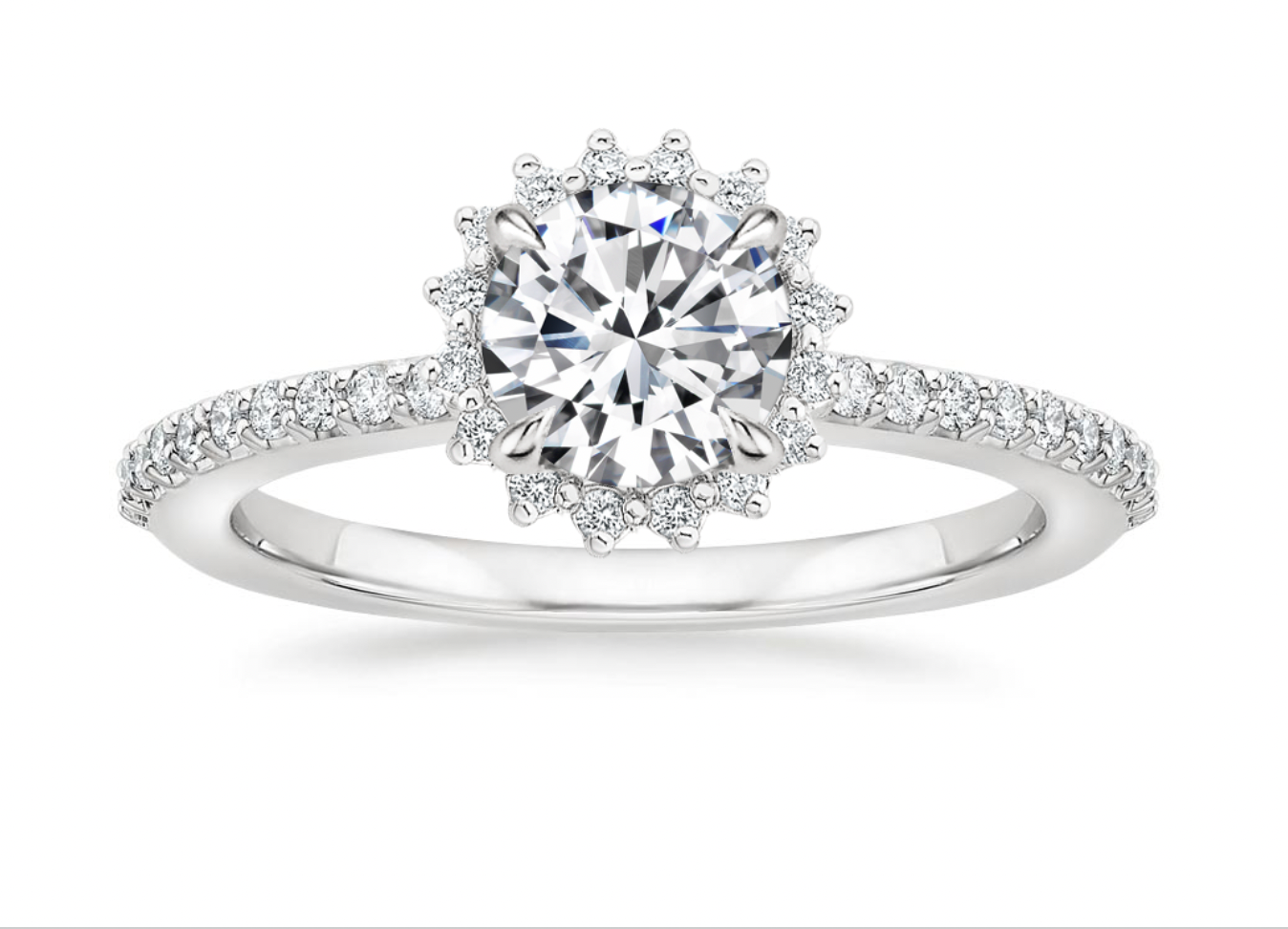 18K White Gold Era Diamond Engagement Ring
