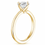 Thumbnail: 18K Yellow Gold North Star Engagement Ring