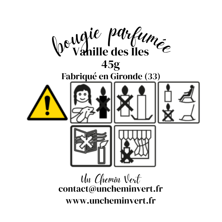 Miniature : Bougie Vanille des îles