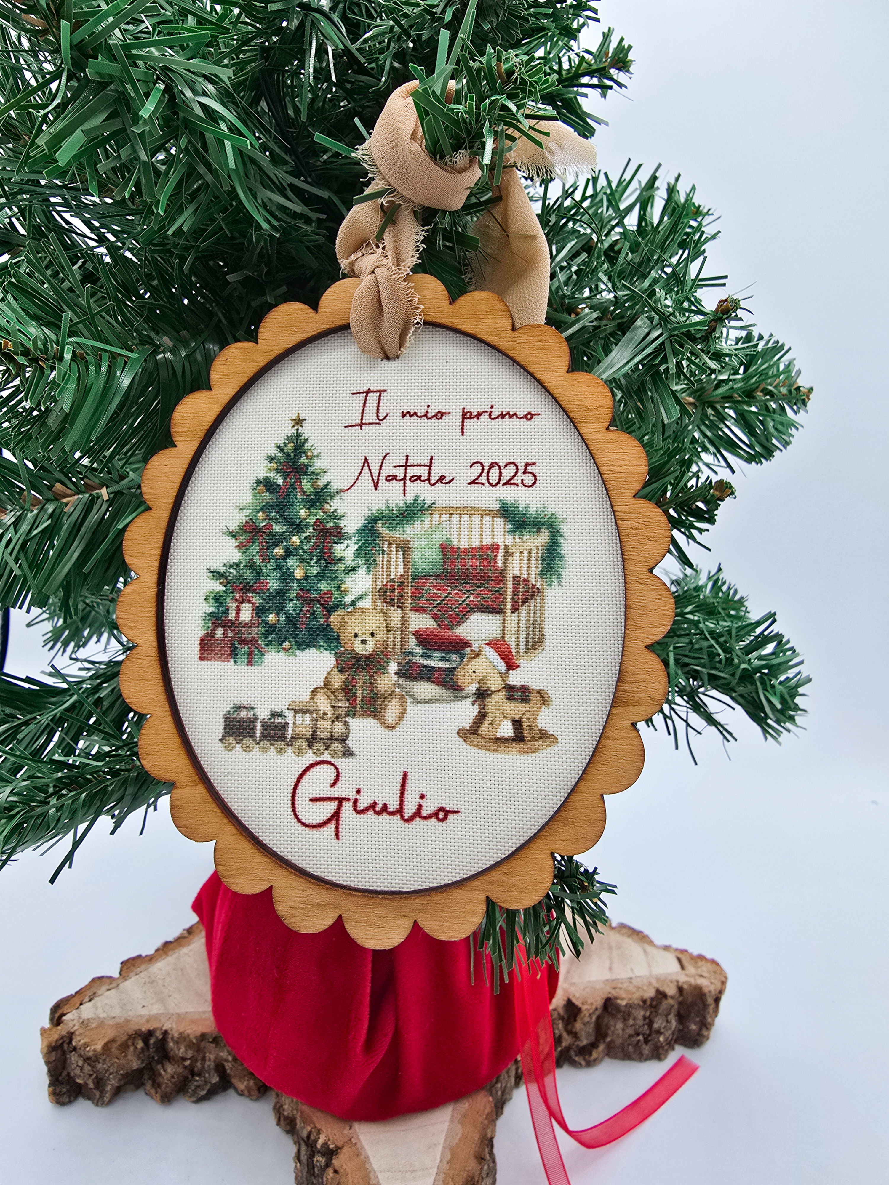 Cornice da appendere legno con illustrazione