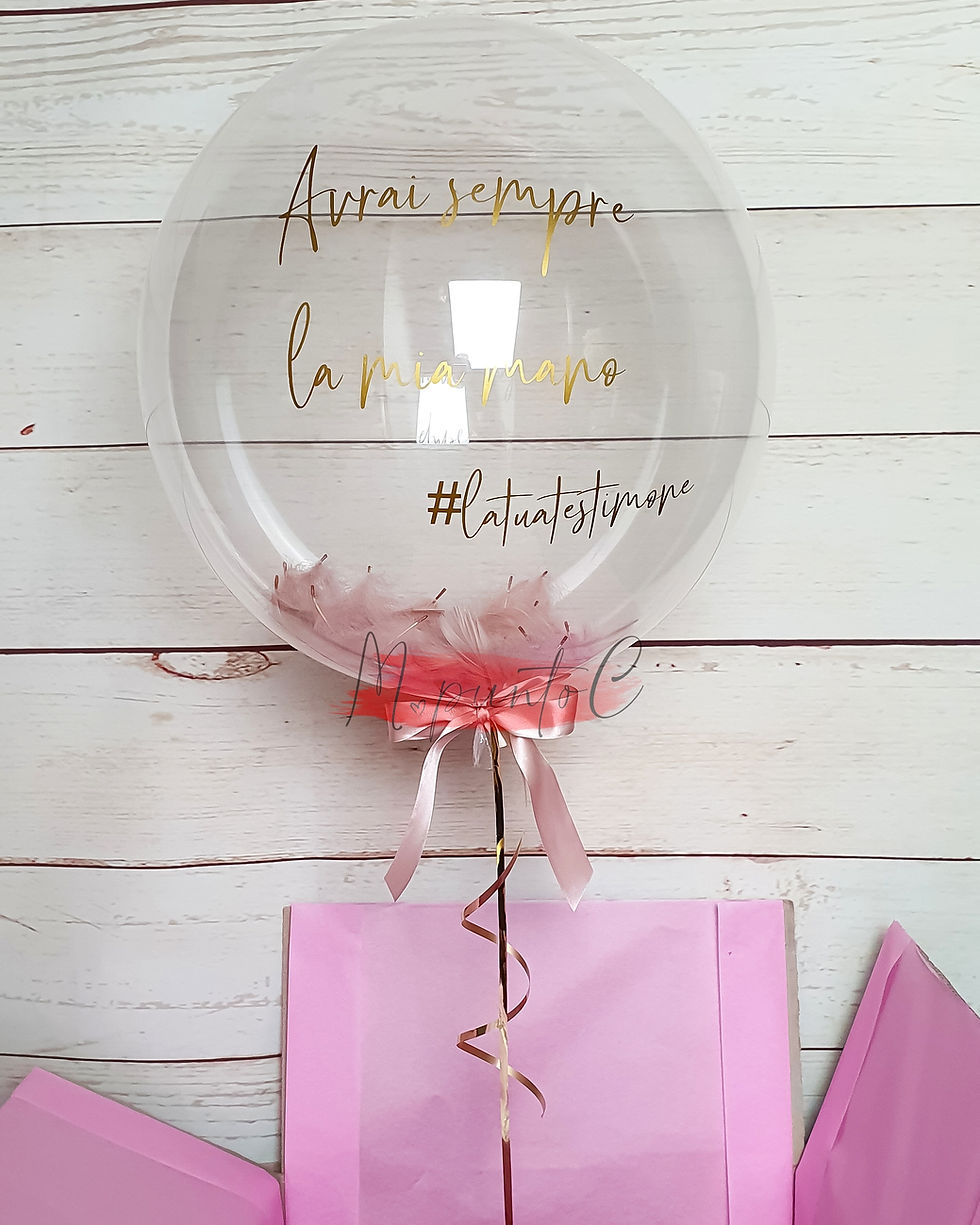 Miniatura: Pallone con piume