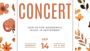 The 28th Volunteer Concert on Sept 14, 2025