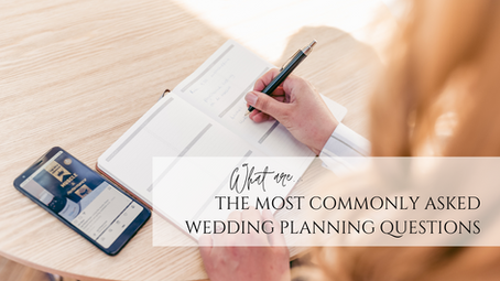 The Most Commonly Asked Wedding Planning Questions