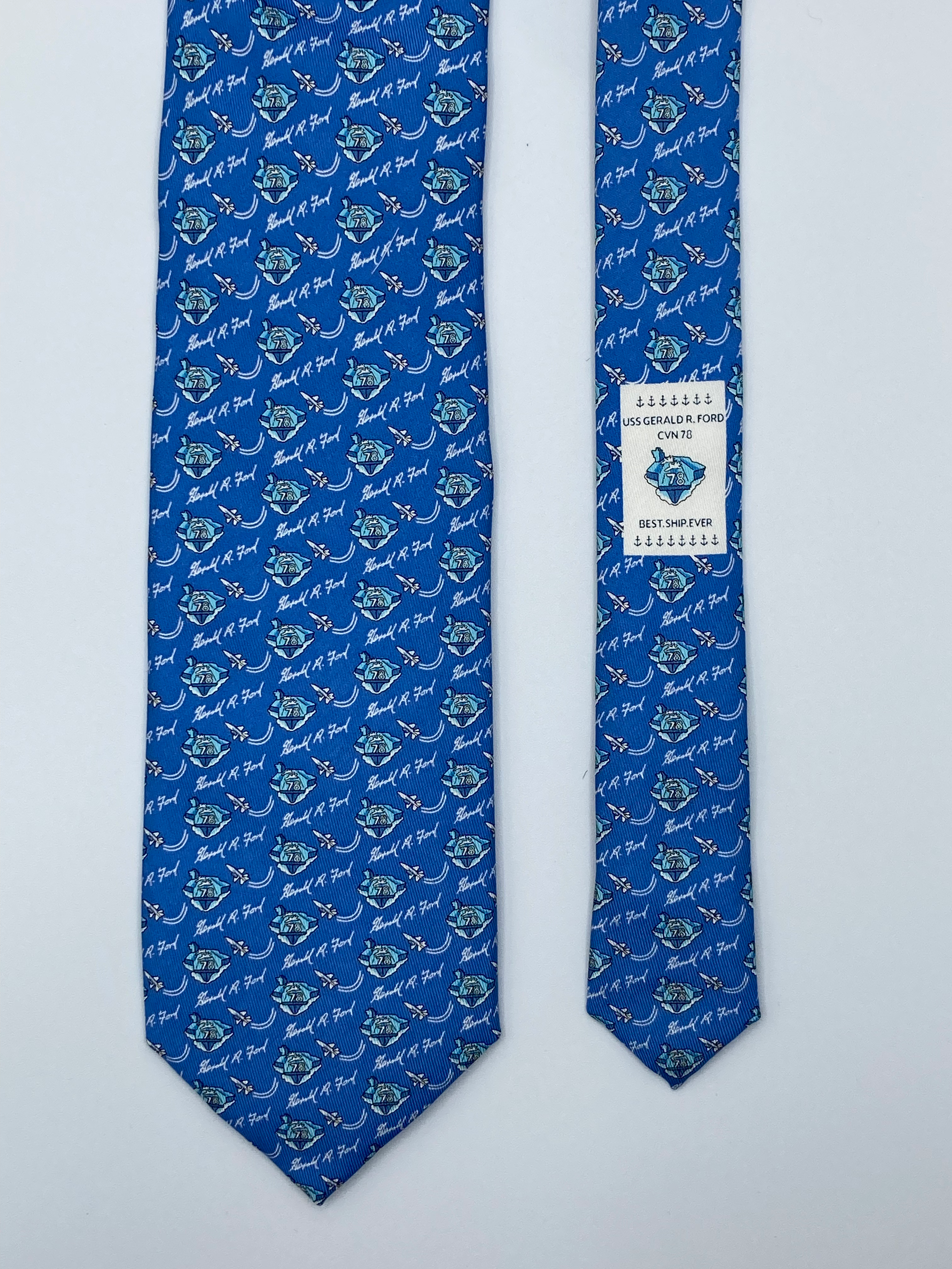 CVN 78 Vineyard Vines Custom Tie