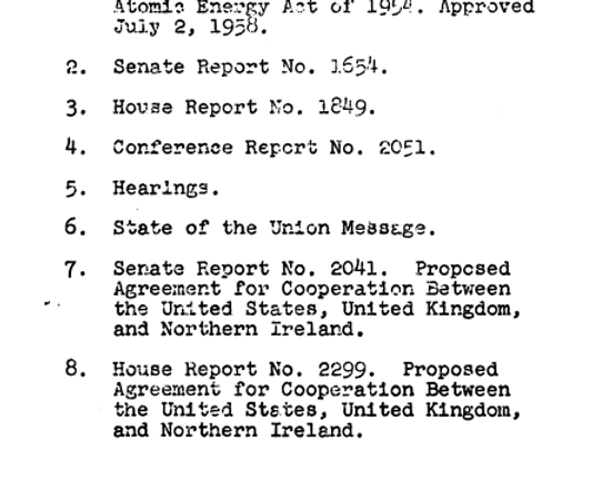 1958 - Hearings  on Amendment to Atomic Energy Act of 1954
