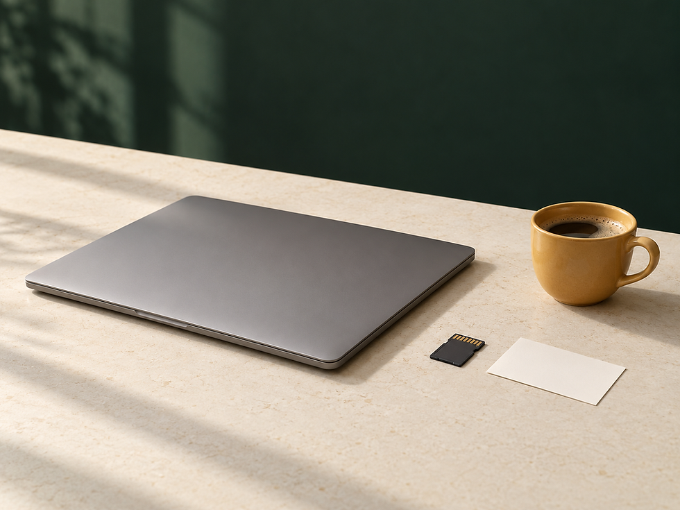 Natureza-morta minimalista com café e laptop.png