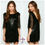 Miniatura: Vestido lentejuelas Oro Negro