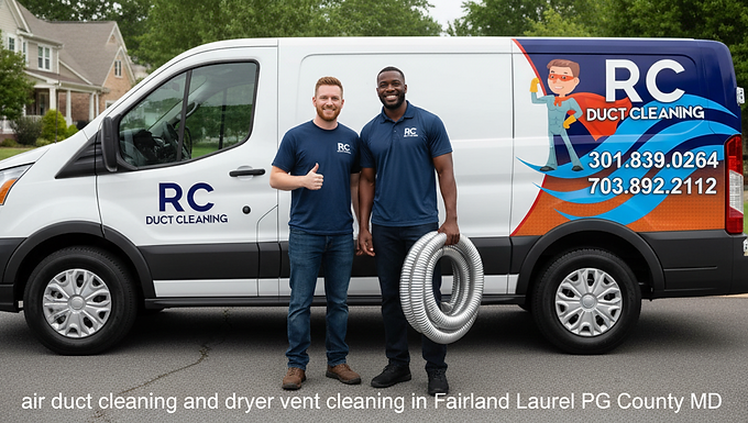 air duct cleaning & Dryer vent cleaning Fairland Laruel PG County MD RC Duct Cleaning