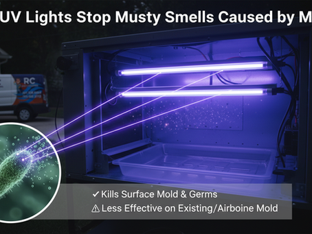 ⭐⭐⭐⭐⭐  Will UV Lights Stop Musty Smells Caused by Mold in HVAC Systems?
