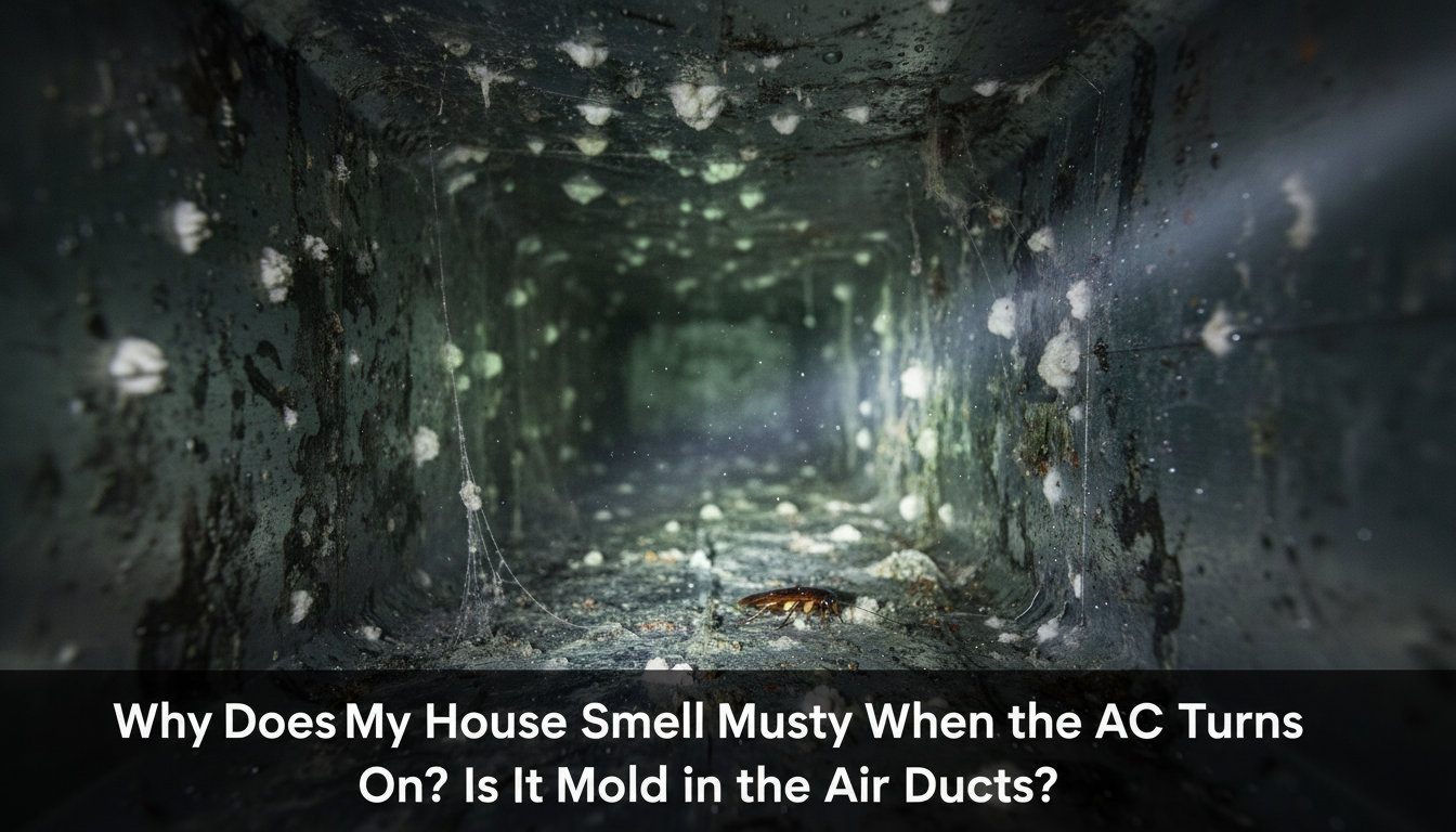 Frowsty Why Does My House Smell Musty When the AC Turns On? Is It Mold in the ...