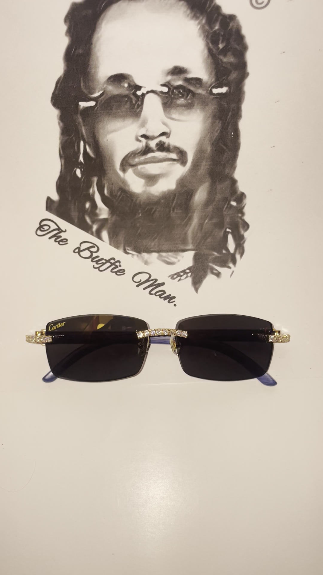 Blue Woods Black Tint Gold