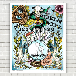 Hello, Goodbye (blue)