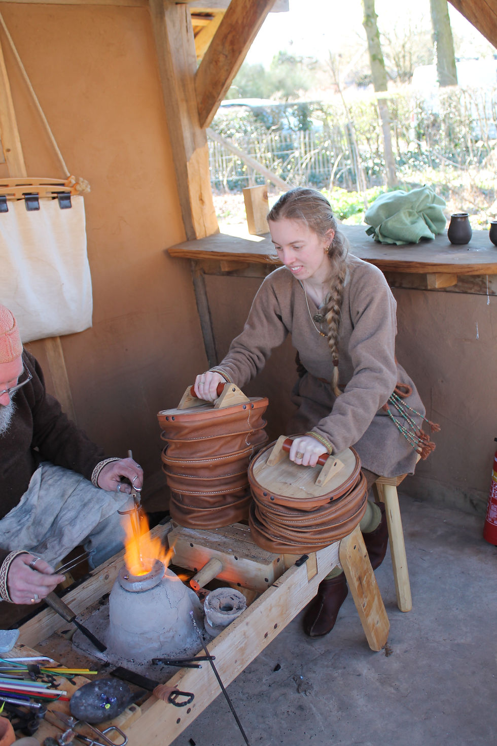 The look on my face: very worried and concentrated.