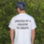 Thumbnail: "CREATE" UNISEX TEE (WHITE)