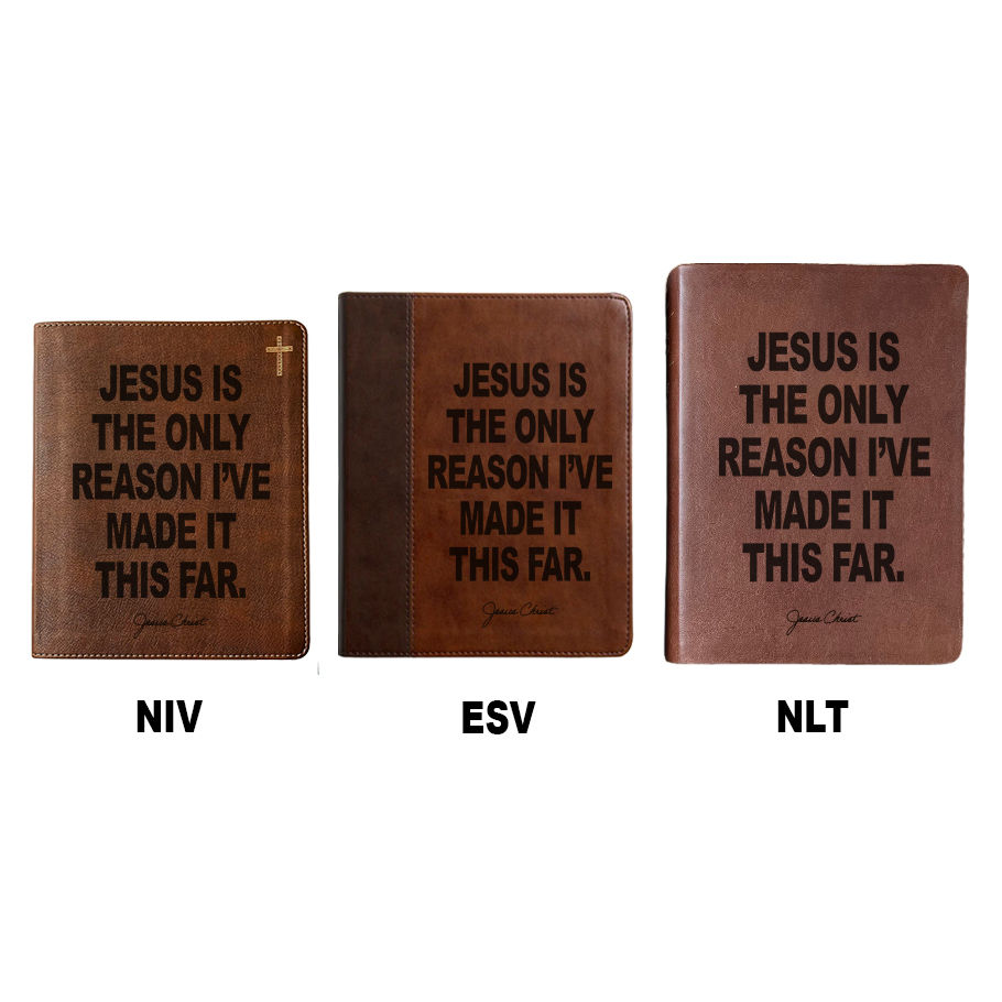 Thumbnail: "JESUS IS THE REASON" BIBLE WITH CUSTOM NAME