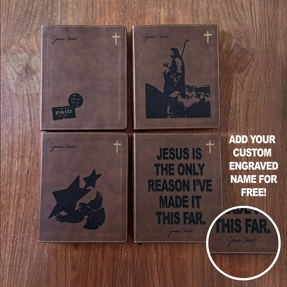 Thumbnail: "JESUS IS THE REASON" BIBLE WITH CUSTOM NAME