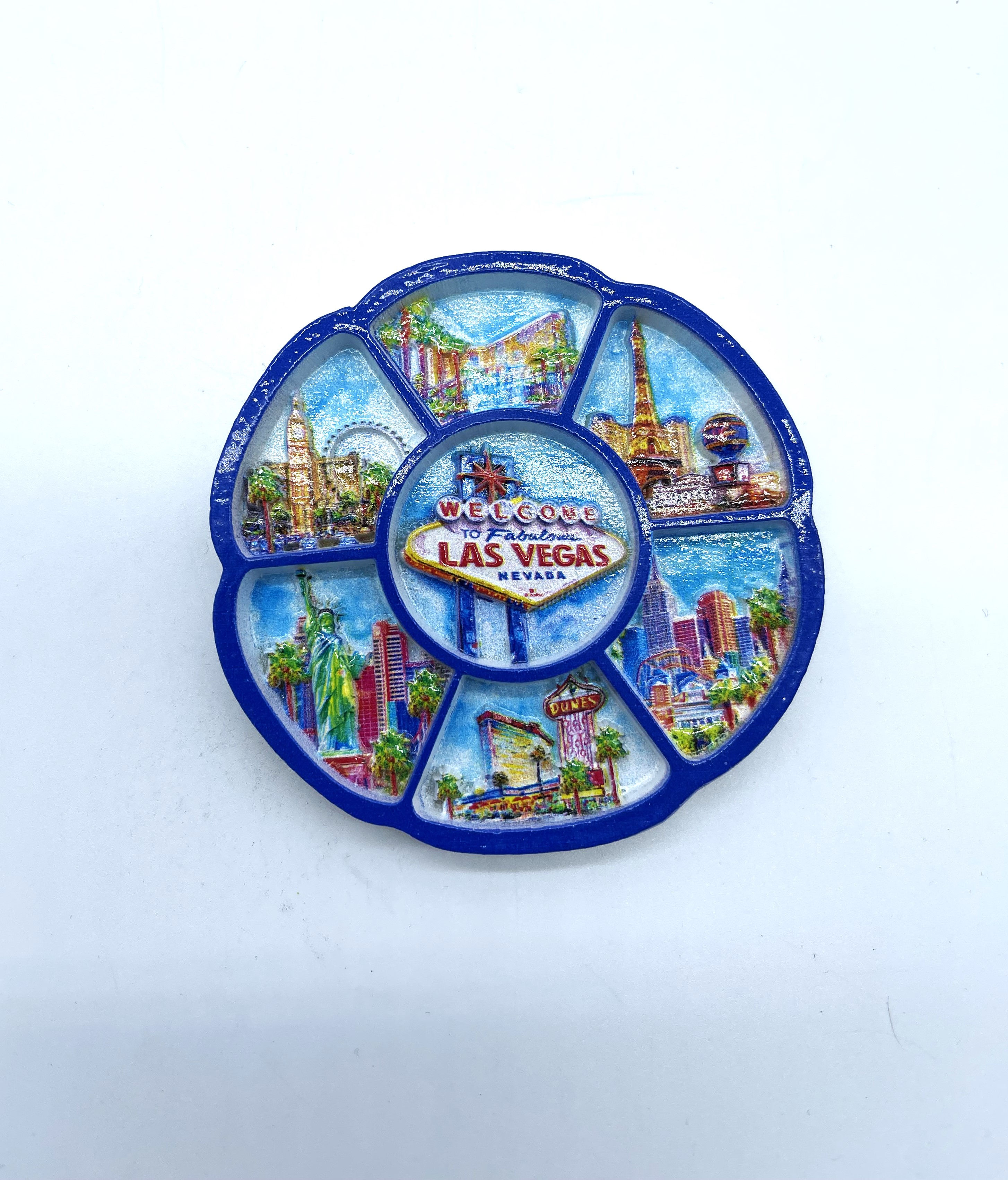 3D Las Vegas Fridge Magnet Souvenir