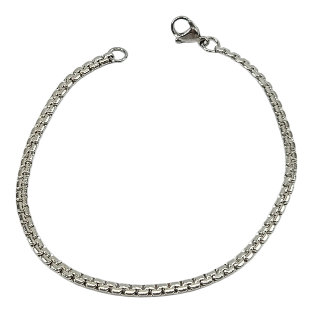 İnce Ezme Zincir Çelik Bileklik