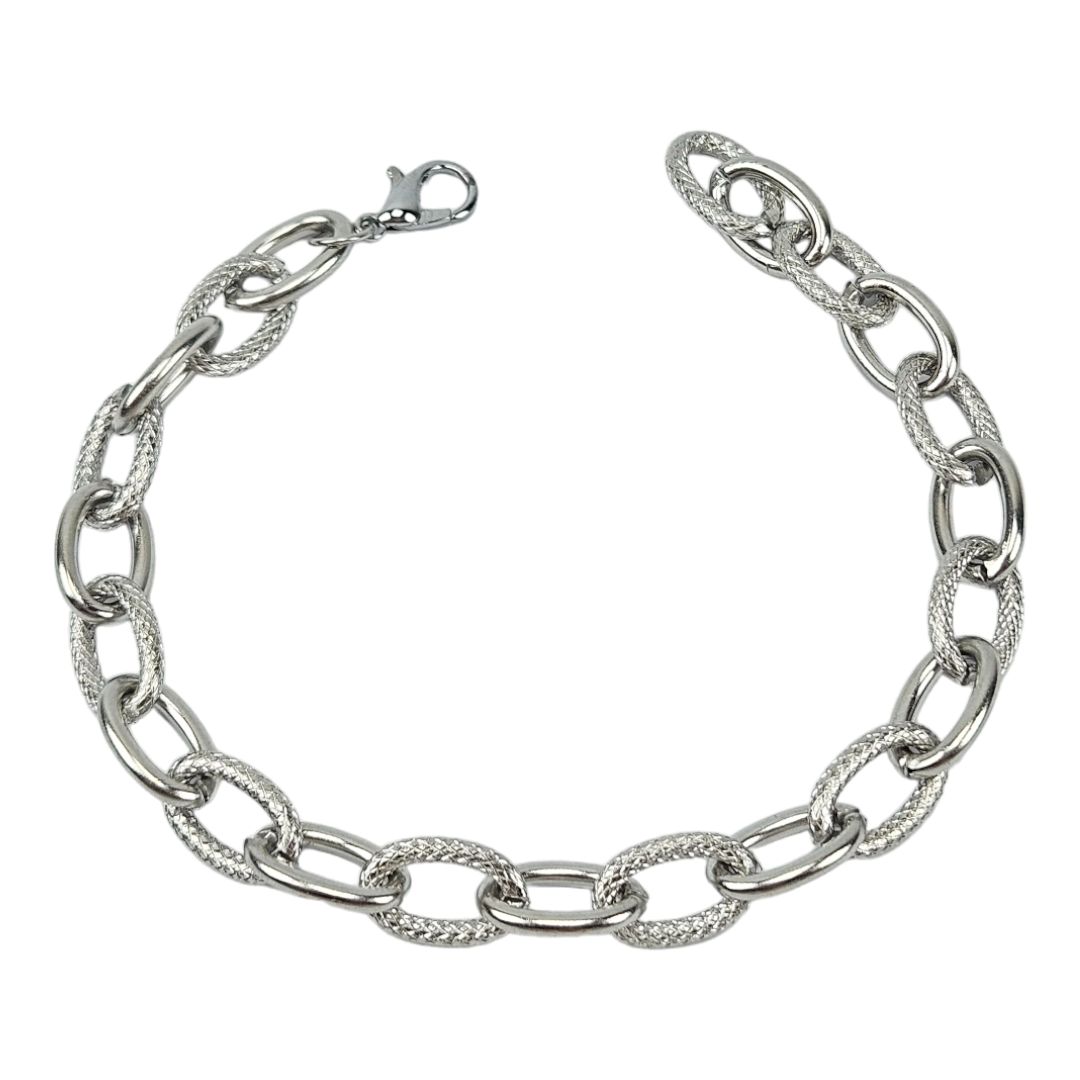 Gümüş Renk Çelik Bileklik