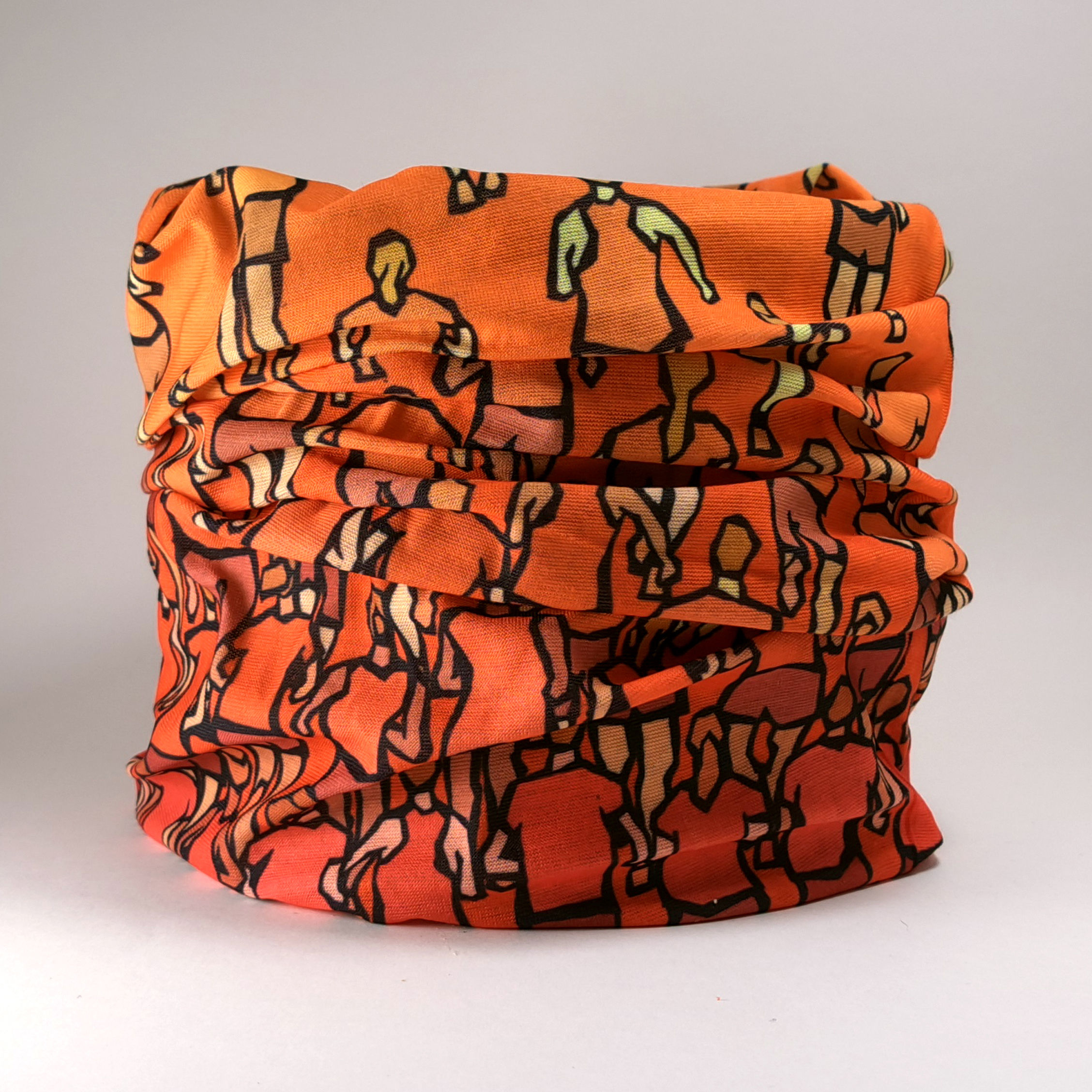 Running Ink Tube Bandana 3 (Orange)