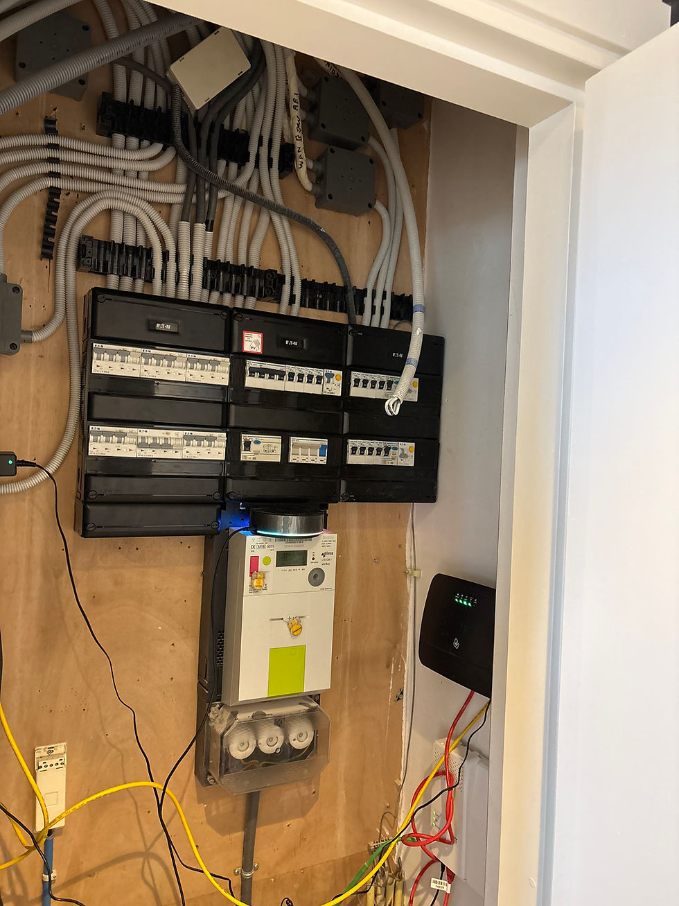 Georganiseerde groepenkast door electrical contractor services.