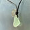 Thumbnail: Long Island Seafoam Sea Glass Leather Necklace