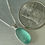 Thumbnail: Bezel Sterling Turquoise English Sea Glass Necklace