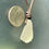 Thumbnail: Long Island White Sea Glass Leather Necklace