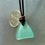 Thumbnail: Long Island Turquoise Sea Glass Leather Necklace