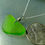 Thumbnail: Genuine Lime Heart Shaped Sea Glass Necklace