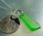Kelly Green S Bail Sea Glass Necklace #2